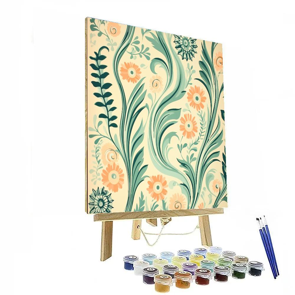 Alphonse Mucha Inspired Whispers Of Time And Tide DIY paint by numbers