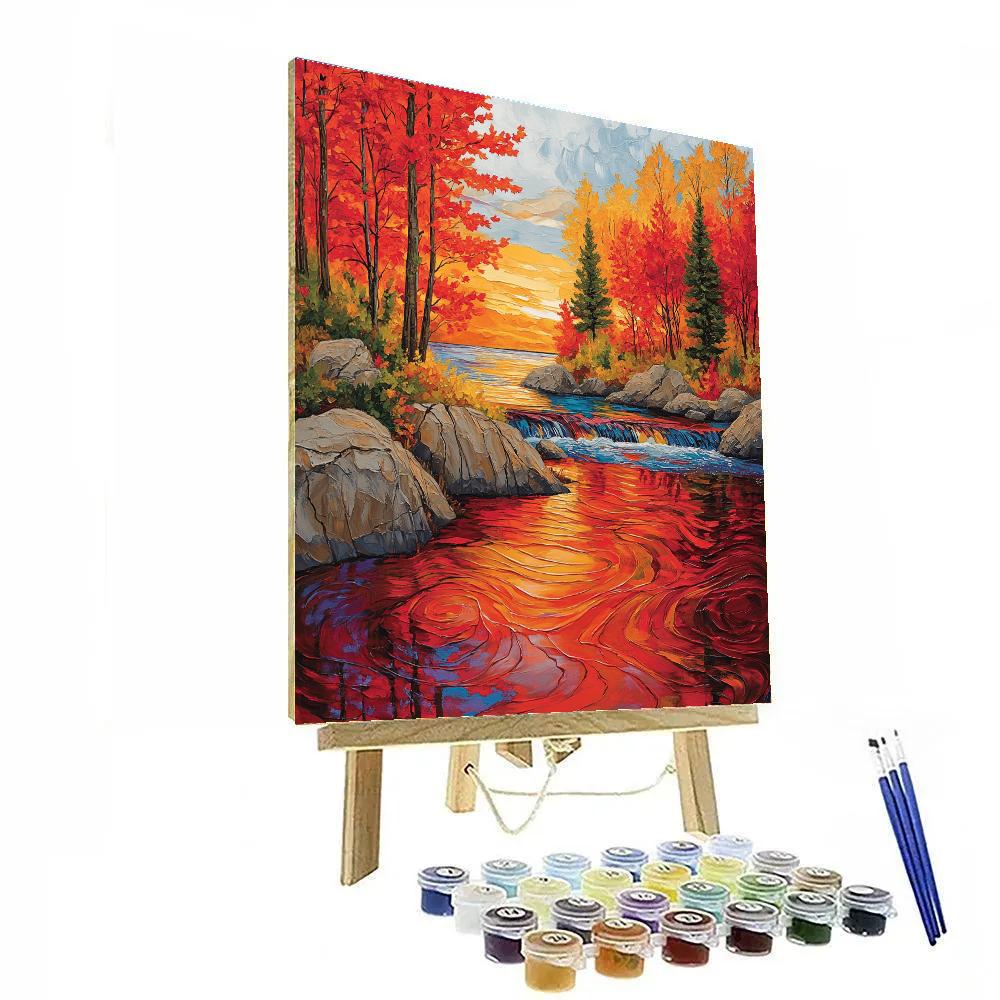A.Y. Jackson Inspired Algoma Autumn Symphony Painting by numbers kit