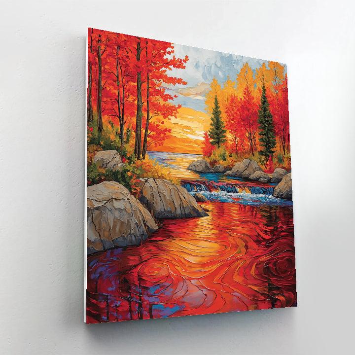 A.Y. Jackson Inspired Algoma Autumn Symphony Painting by numbers kit