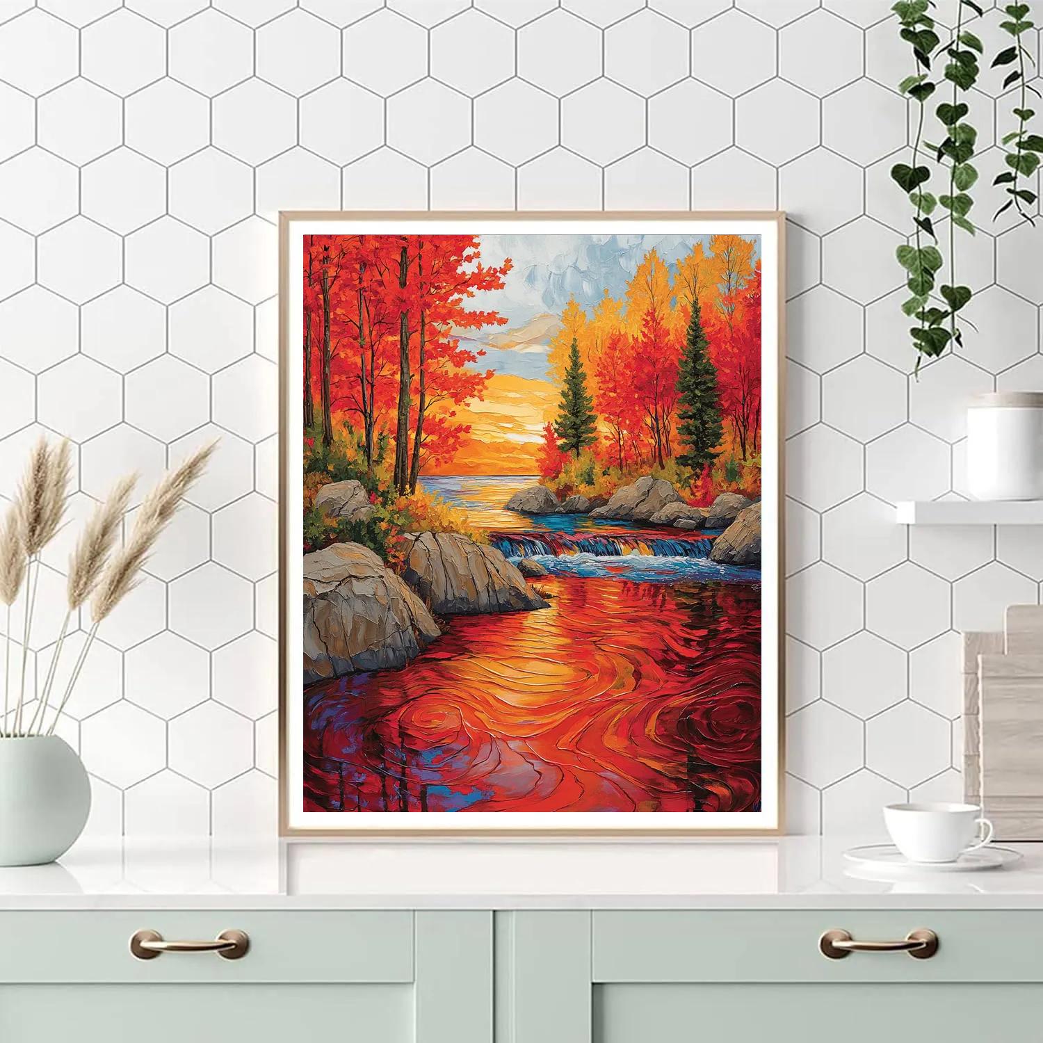 A.Y. Jackson Inspired Algoma Autumn Symphony Painting by numbers kit