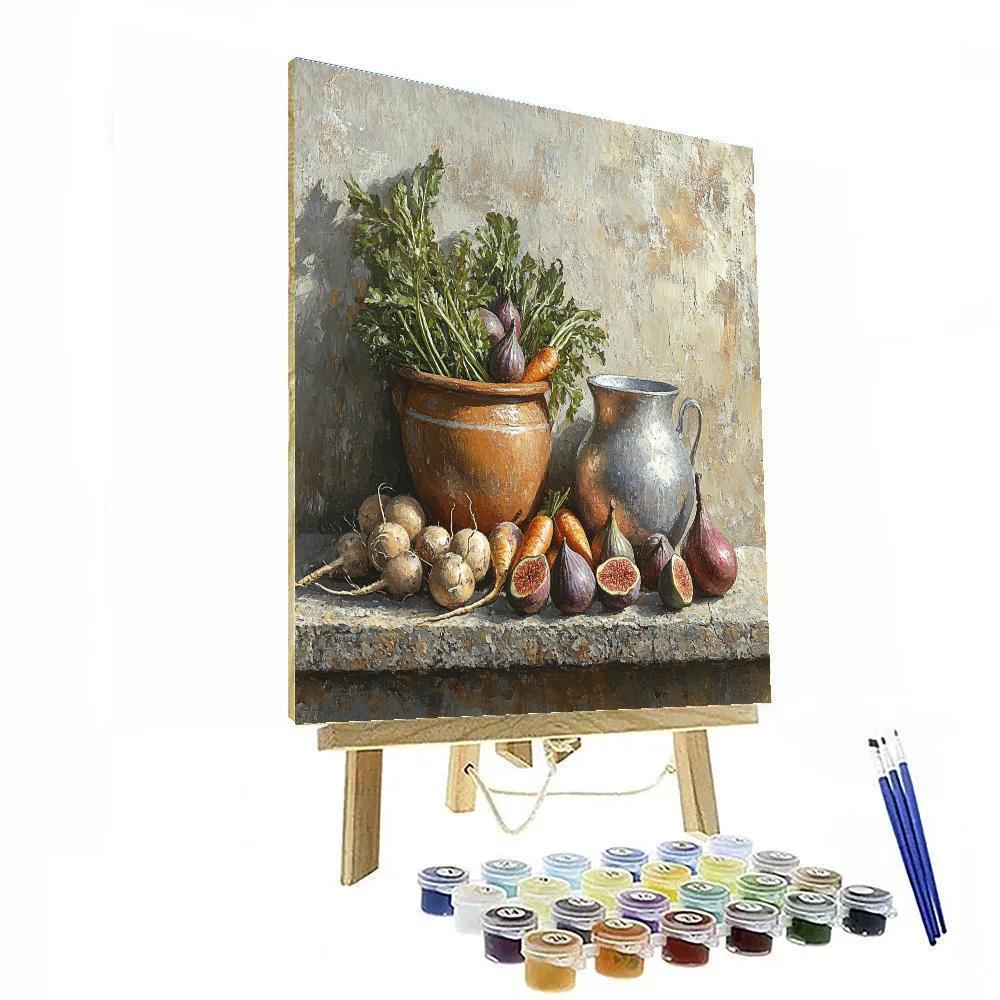 Diego Velázquez Inspired Ceramic Market Harvest paint by color