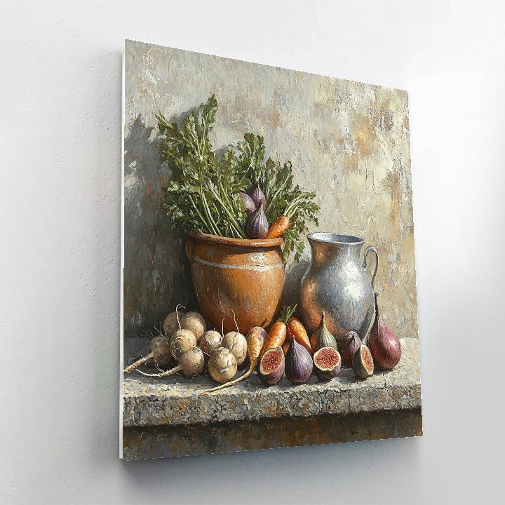 Diego Velázquez Inspired Ceramic Market Harvest paint by color