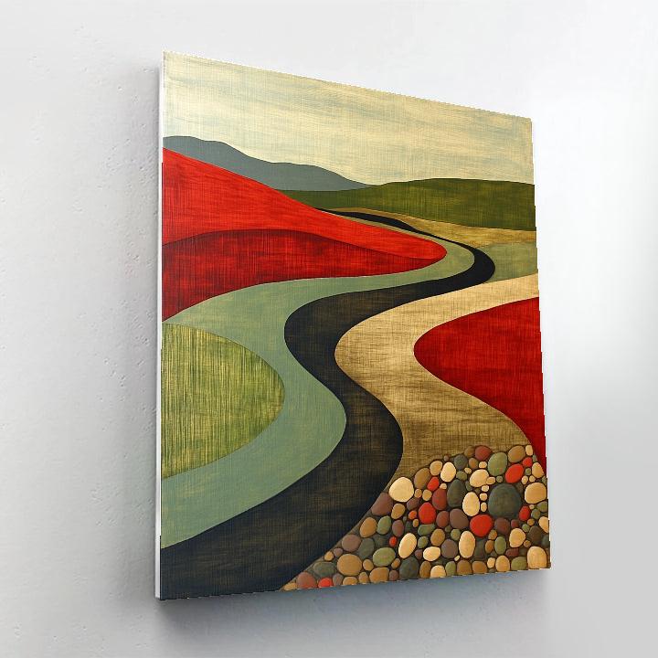 Nandalal Bose Inspired River Of Time Paint by numbers kits