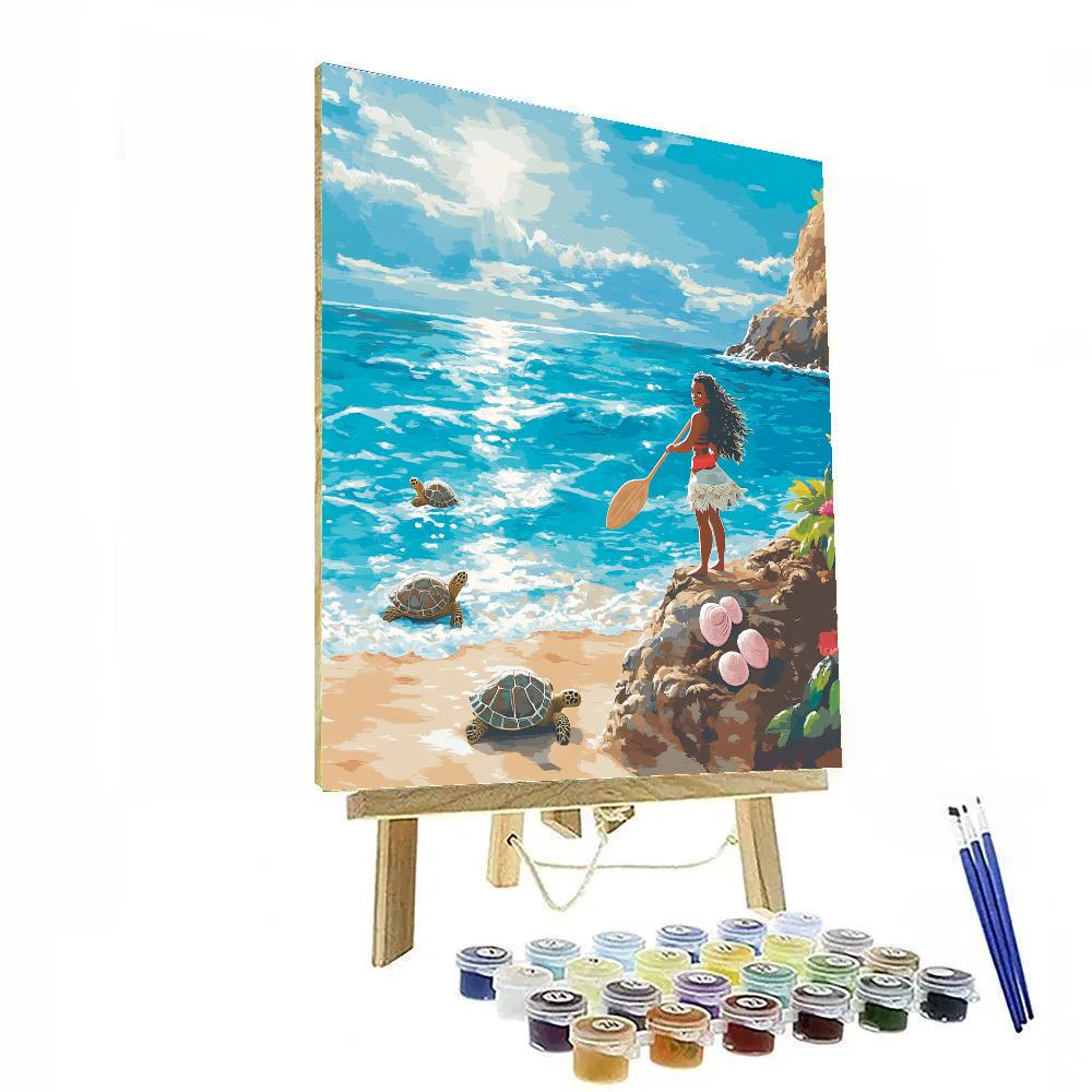Moana Coastal Quest paint by number