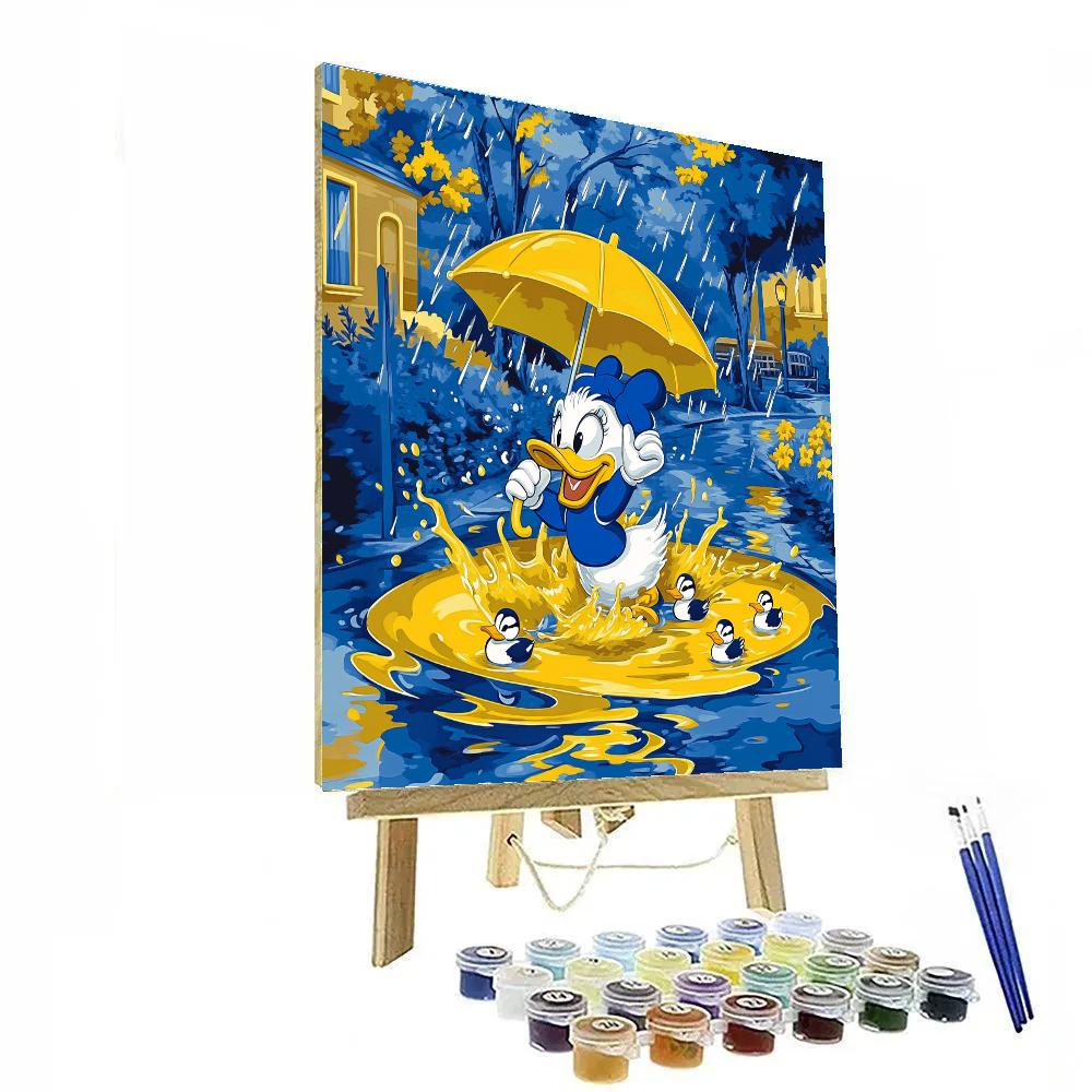 Donald Duck Rainy Day Fun Paint by numbers kits