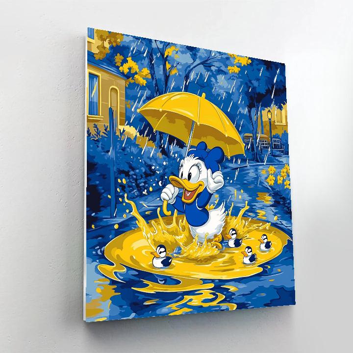 Donald Duck Rainy Day Fun Paint by numbers kits