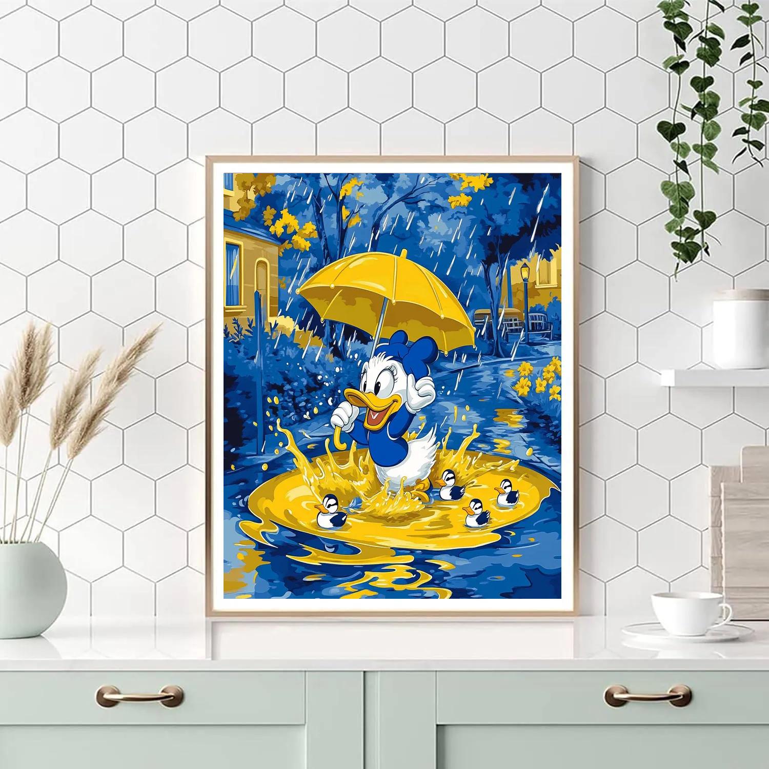 Donald Duck Rainy Day Fun Paint by numbers kits