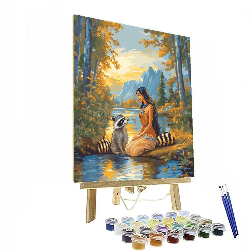 Pocahontas River Friendship paint by color