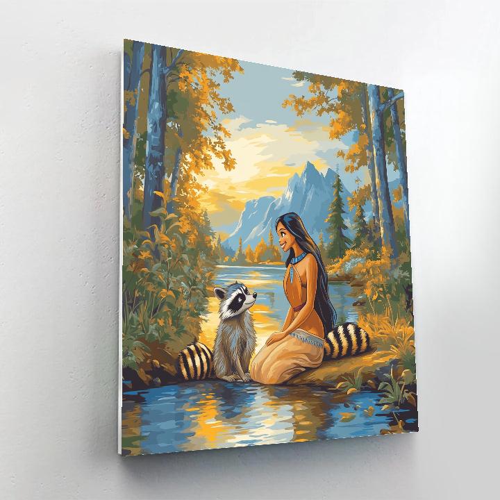 Pocahontas River Friendship paint by color