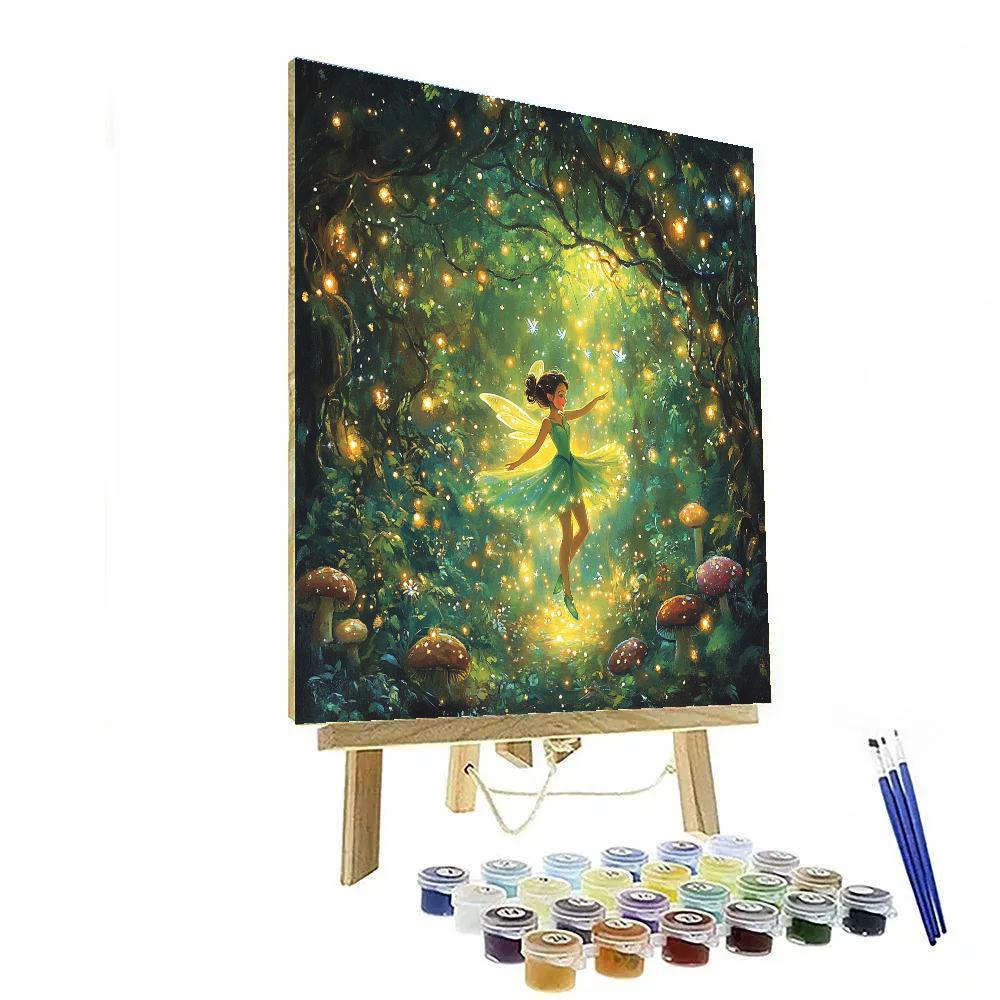 Tinker Bells Magical Forest Dance Paint by numbers art