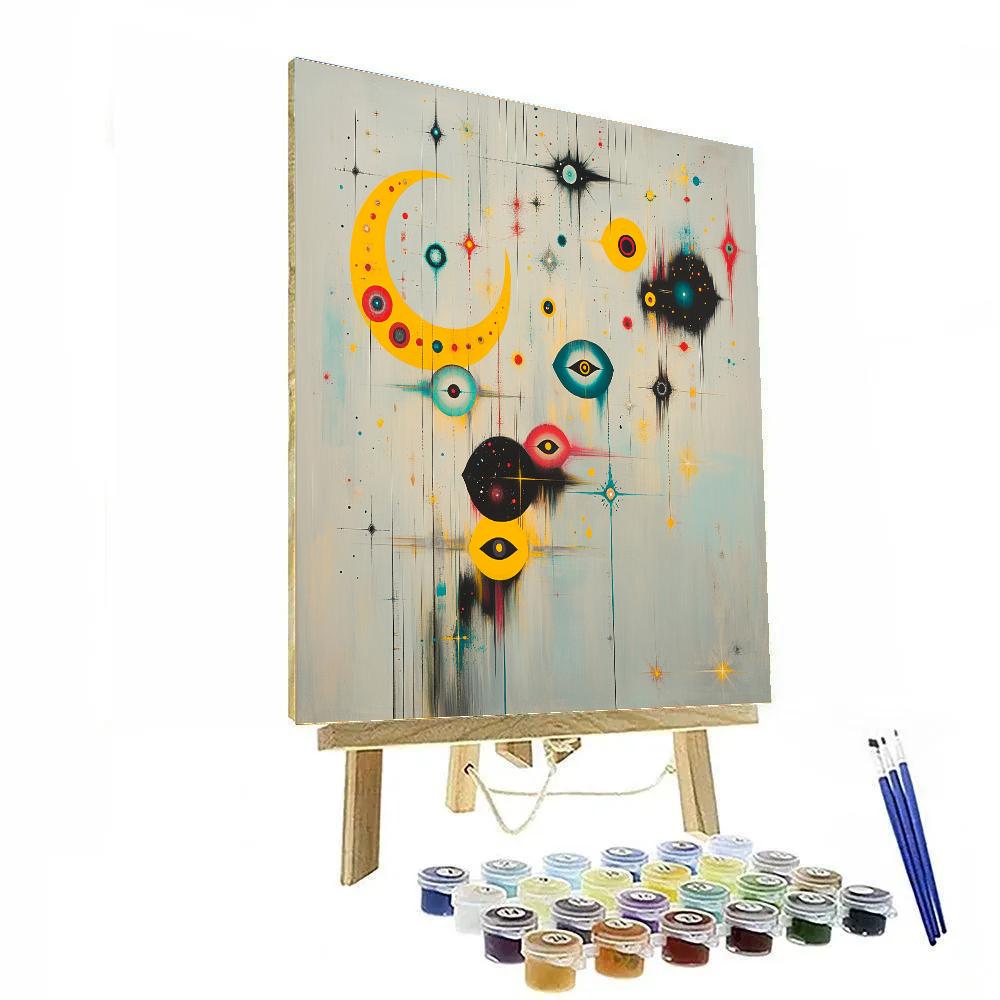 Joan Miró Inspired Dreaming Constellations Painting by numbers kit