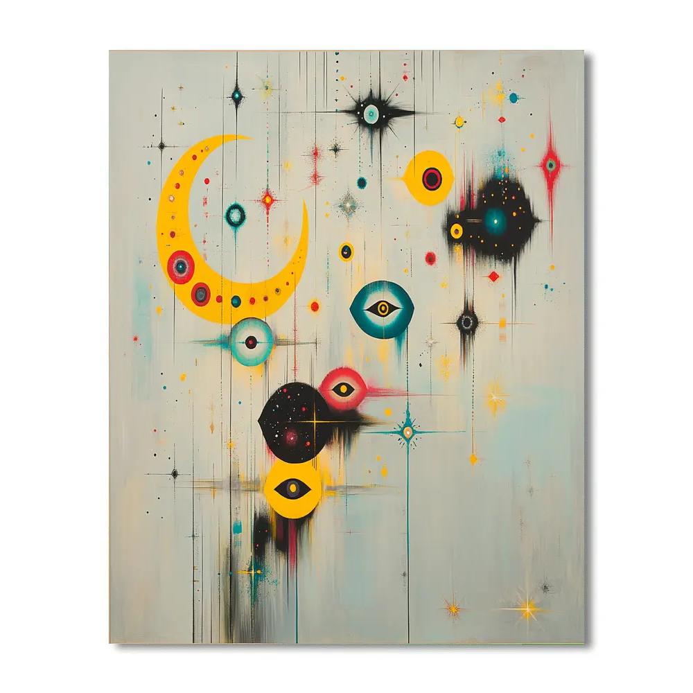 Joan Miró Inspired Dreaming Constellations Painting by numbers kit