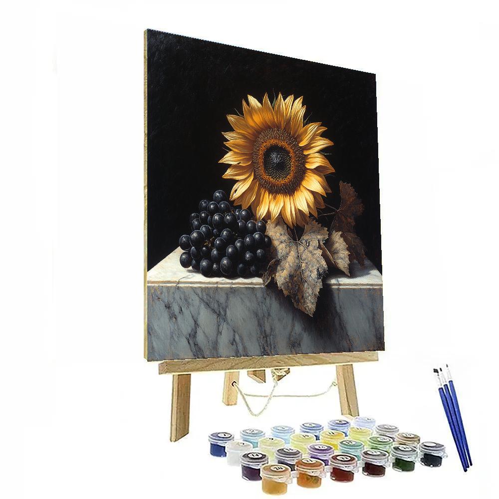 Caravaggio Inspired Luminous Decay paint by numbers