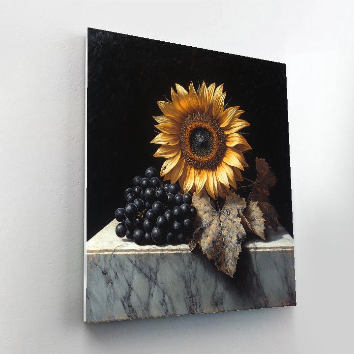 Caravaggio Inspired Luminous Decay paint by numbers