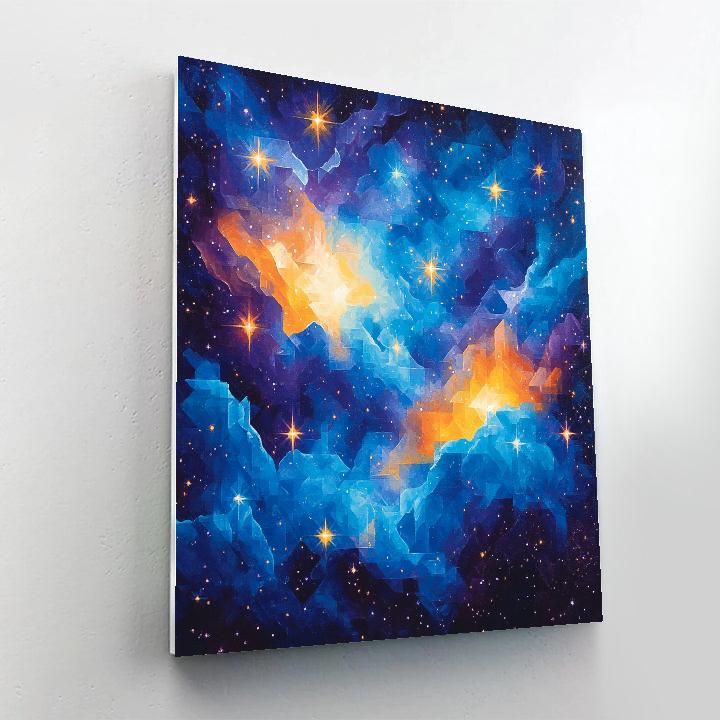 Paul Cézanne Inspired Cosmic Dreamscape Painting by numbers kit