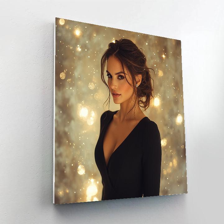 Natalie Portman: Elegance Unleashed From A Galaxy paint by color