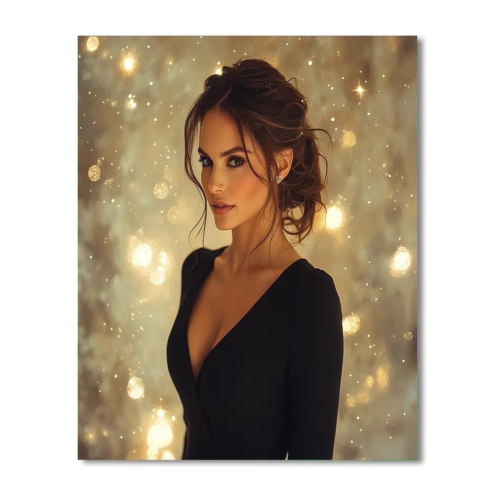 Natalie Portman: Elegance Unleashed From A Galaxy paint by color