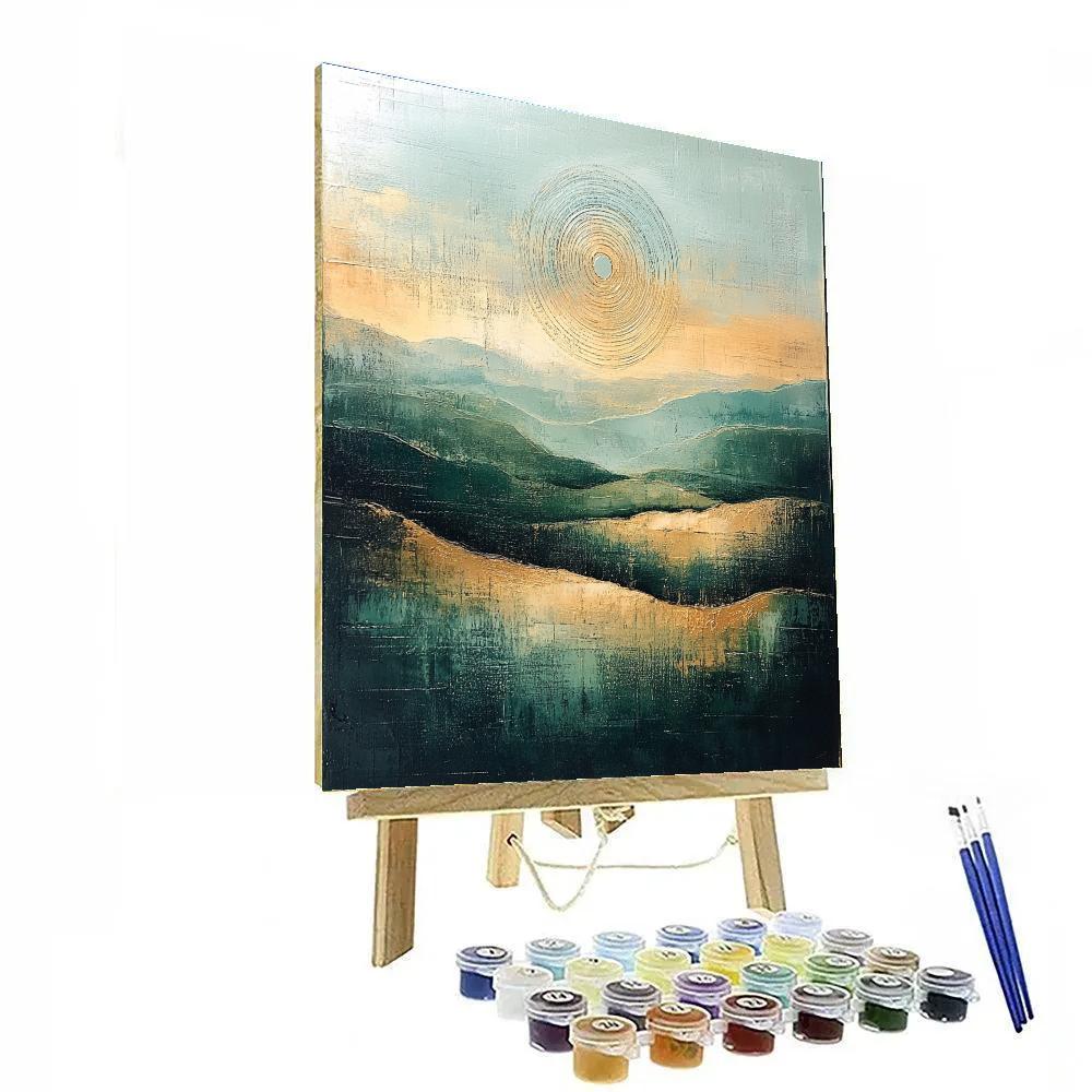 Max Ernst Inspired Dreaming Landscape Paint by numbers kits