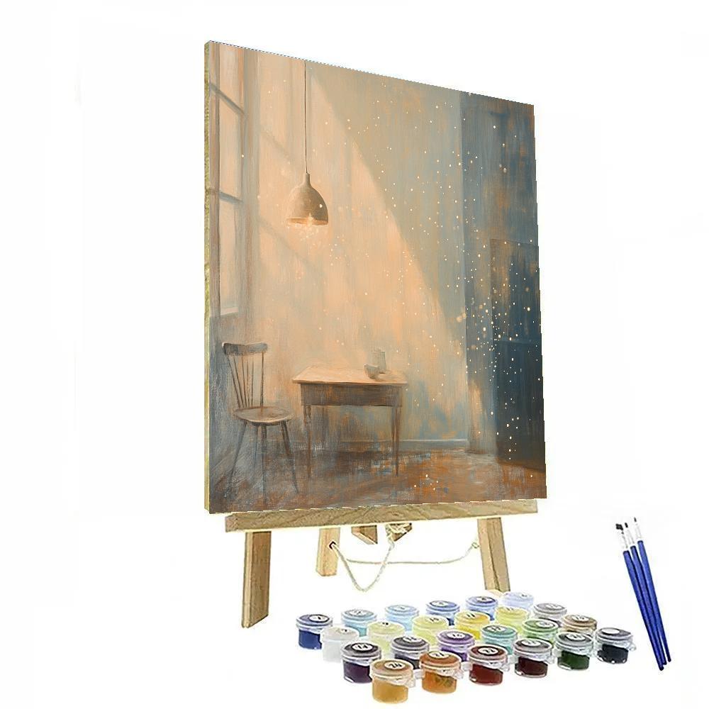 Edgar Degas Inspired Whispers Of Dust Motes paint by color