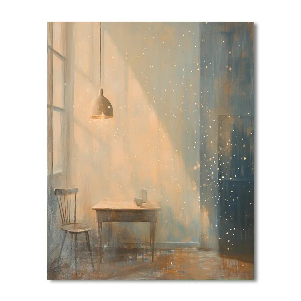 Edgar Degas Inspired Whispers Of Dust Motes paint by color