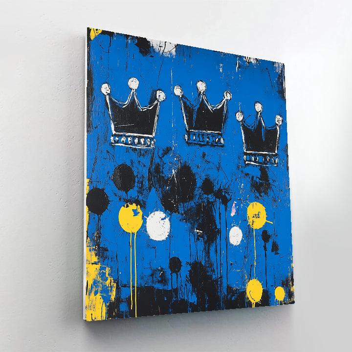 Jean-Michel Basquiat Inspired Silent Rhythm Of Color painting number kit