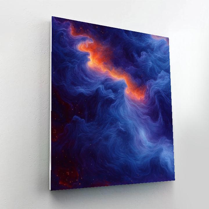 Michelangelo Inspired Celestial Veil paint by numbers