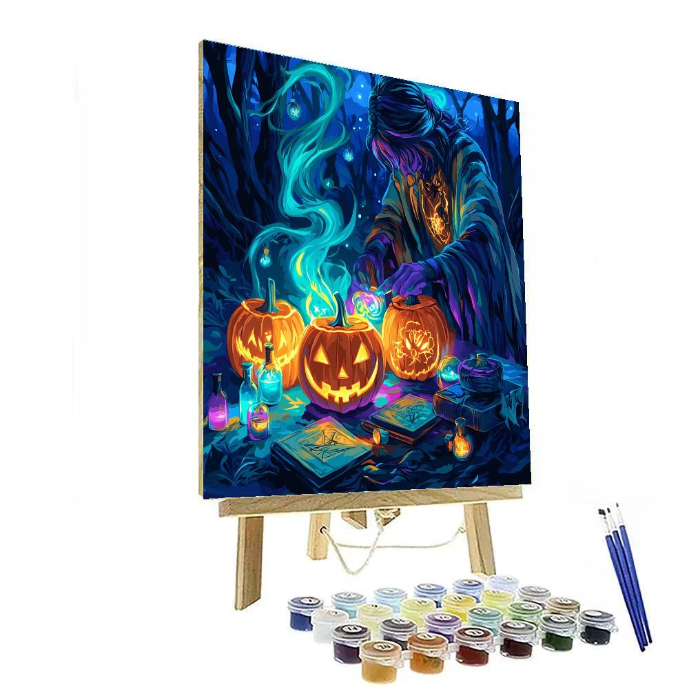 Halloween Lantern Alchemist paint by number