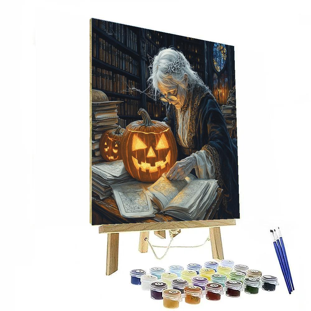 Lantern Archivist Halloween painting number kit