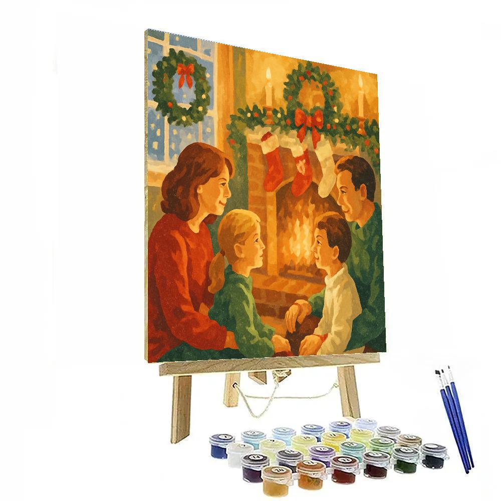 Midnight Mantle Gathering Numbered painting kits