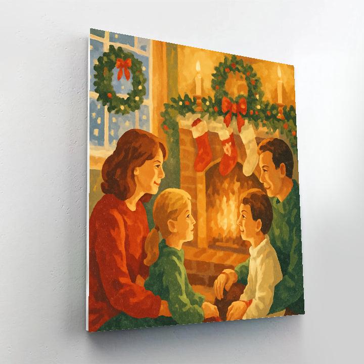 Midnight Mantle Gathering Numbered painting kits