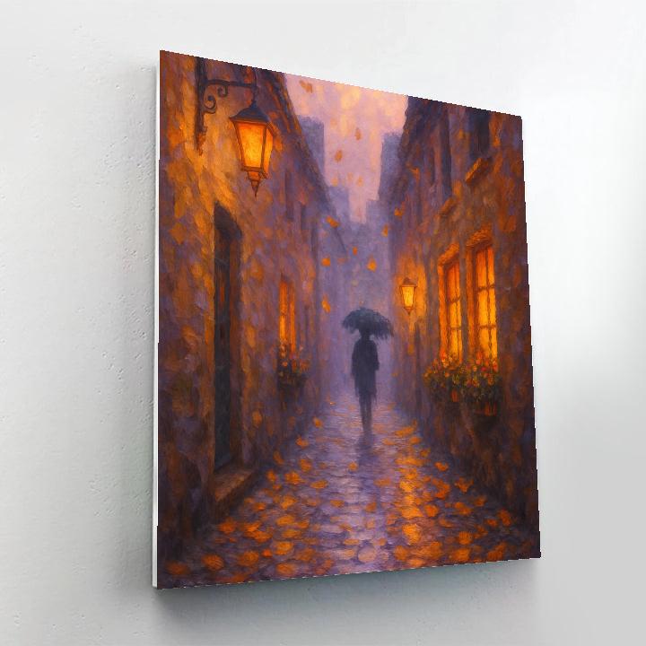 Lantern Alley Painted Retreat paint by number