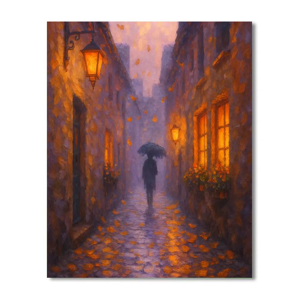 Lantern Alley Painted Retreat paint by number