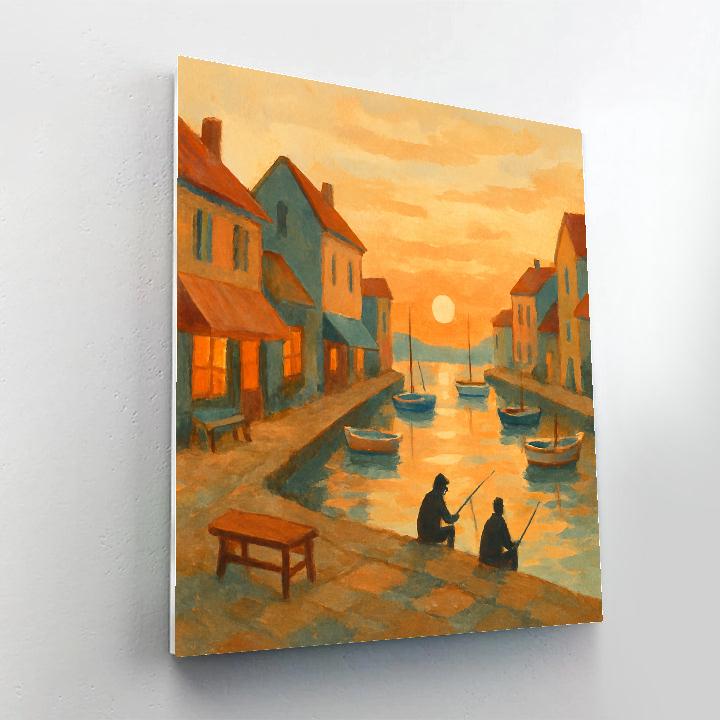 Harbor Window Warmth Paint by numbers kits
