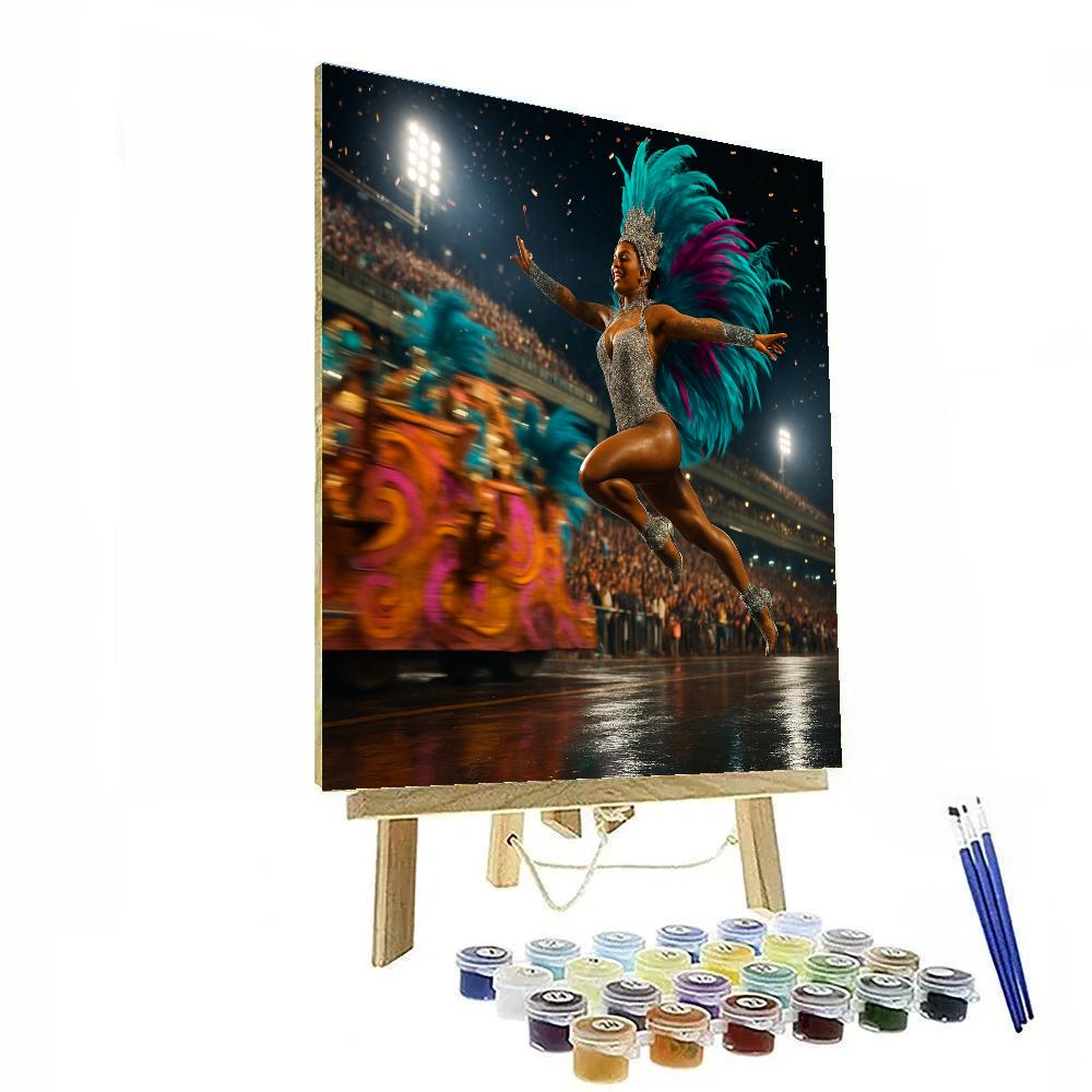 Rio Samba Street Parade painting number kit