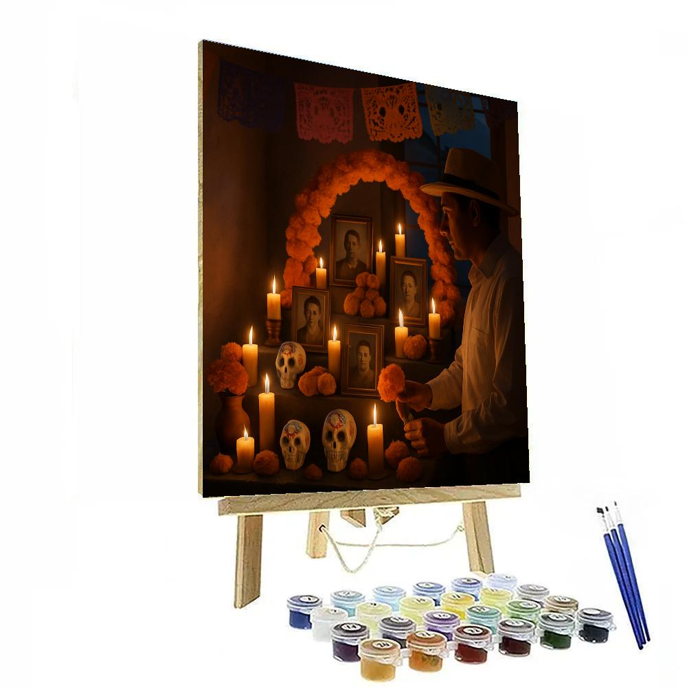 Day Of The Dead Family Altar DIY paint by numbers