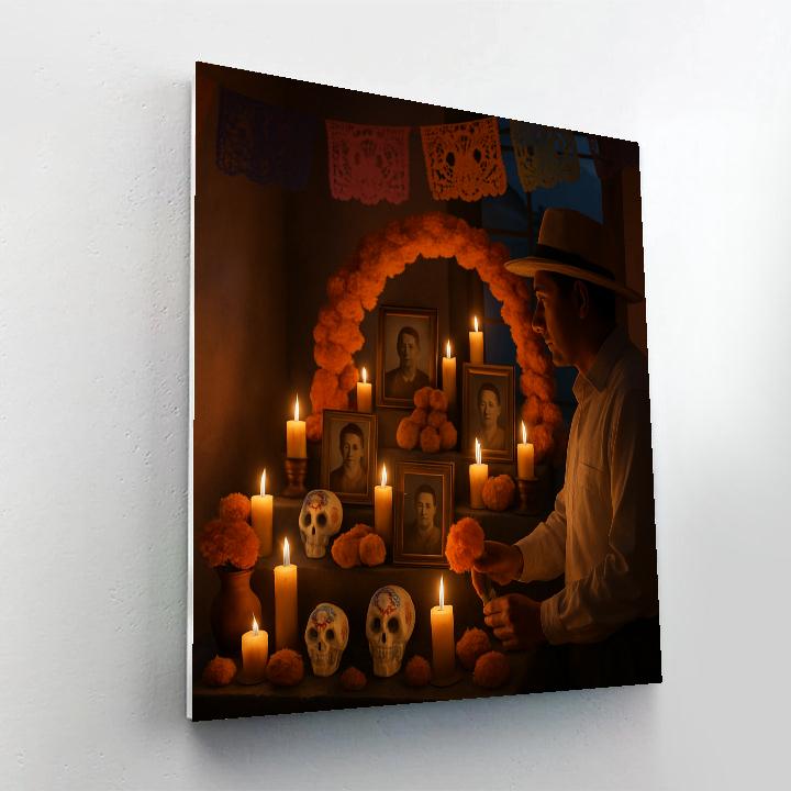 Day Of The Dead Family Altar DIY paint by numbers