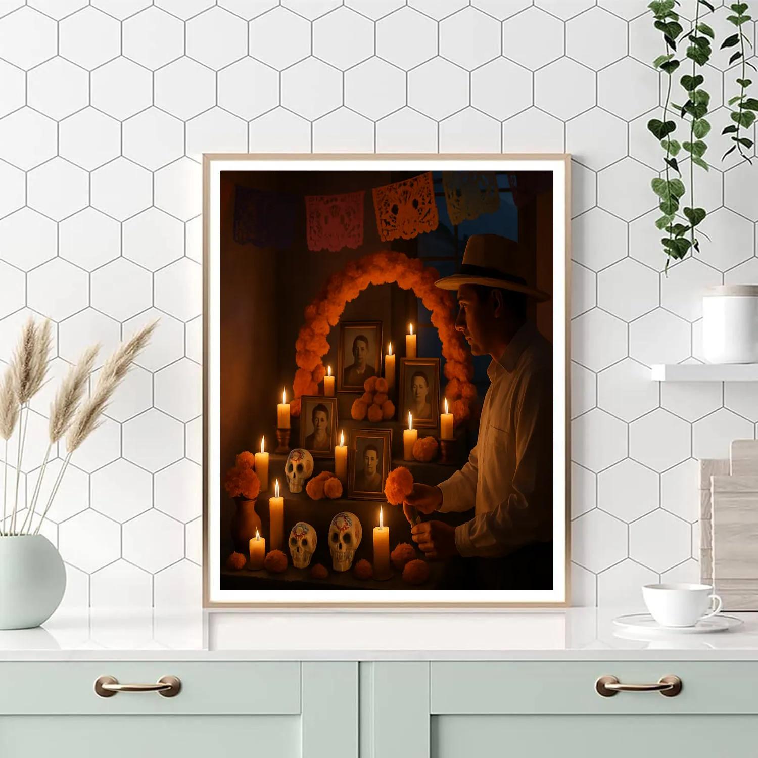 Day Of The Dead Family Altar DIY paint by numbers