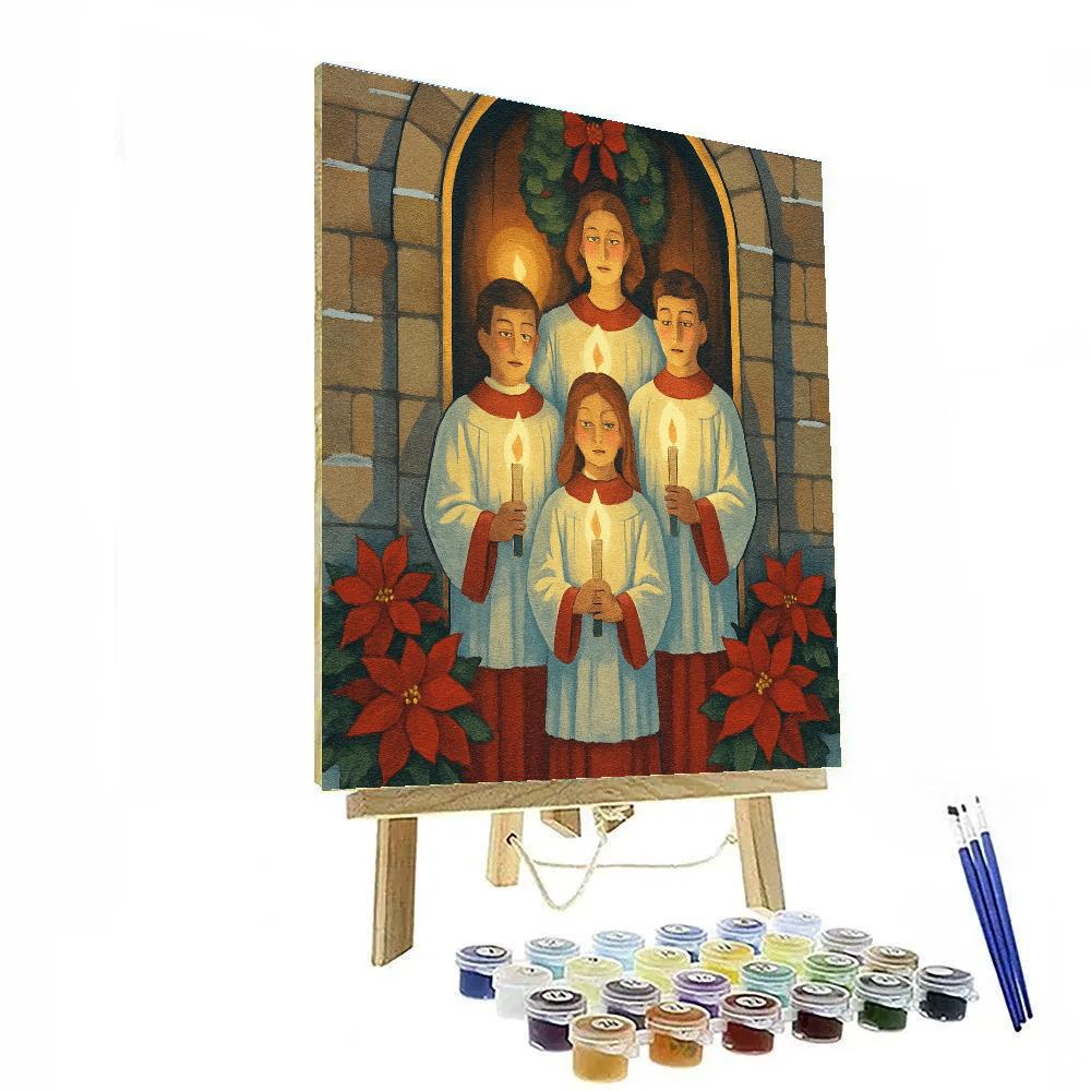 Midnight Candle Chorus Paint by numbers art