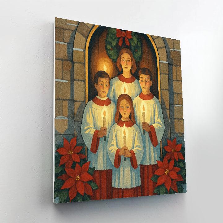 Midnight Candle Chorus Paint by numbers art