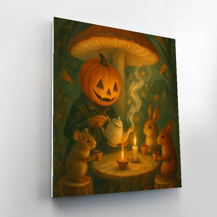 Enchanted Hollow Tea DIY paint by numbers