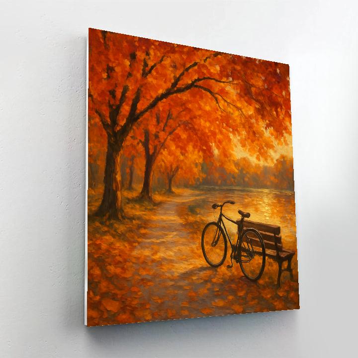 Autumn Ember Canopy Painting by numbers kit