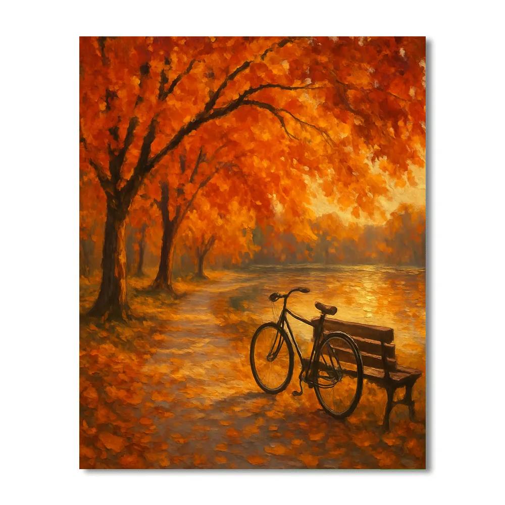 Autumn Ember Canopy Painting by numbers kit