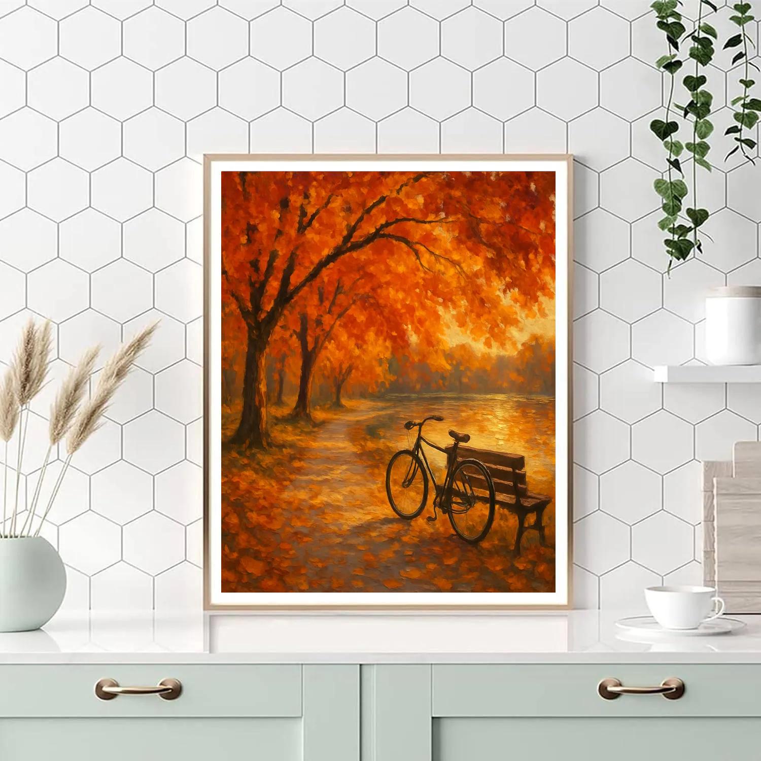 Autumn Ember Canopy Painting by numbers kit