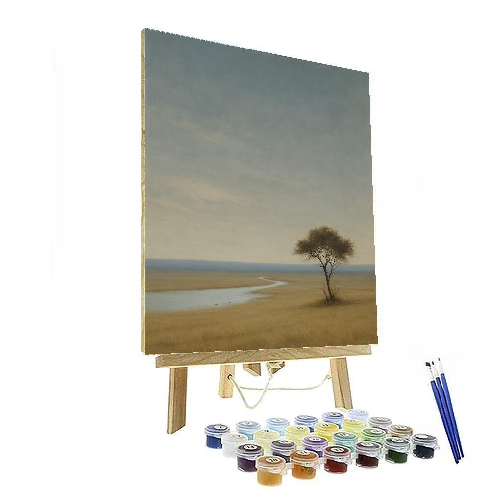 Landscape Horizon Silence paint by color