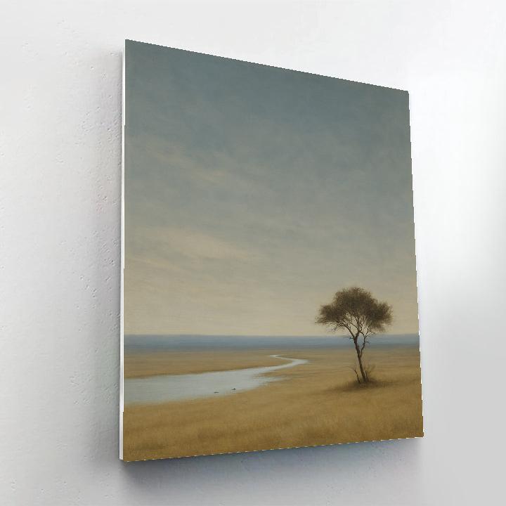 Landscape Horizon Silence paint by color