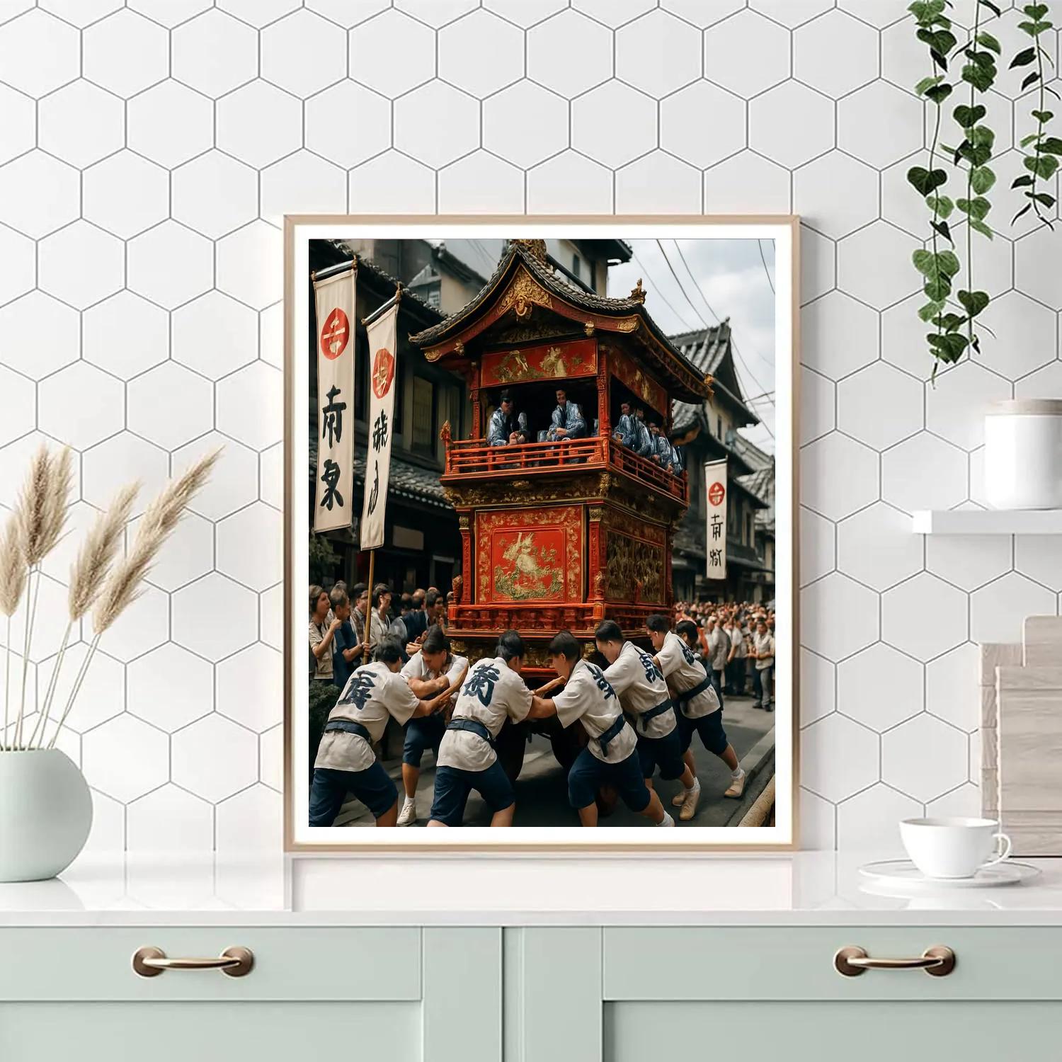 Gion Matsuri Parade Float Paint by numbers kits