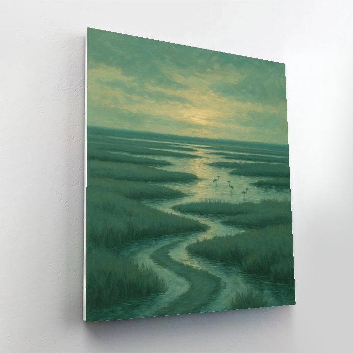 Salt Marsh Twilight Walk Paint by numbers kits