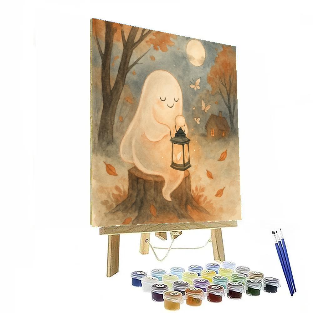 Ghostlight Woodland Lullaby paint by number