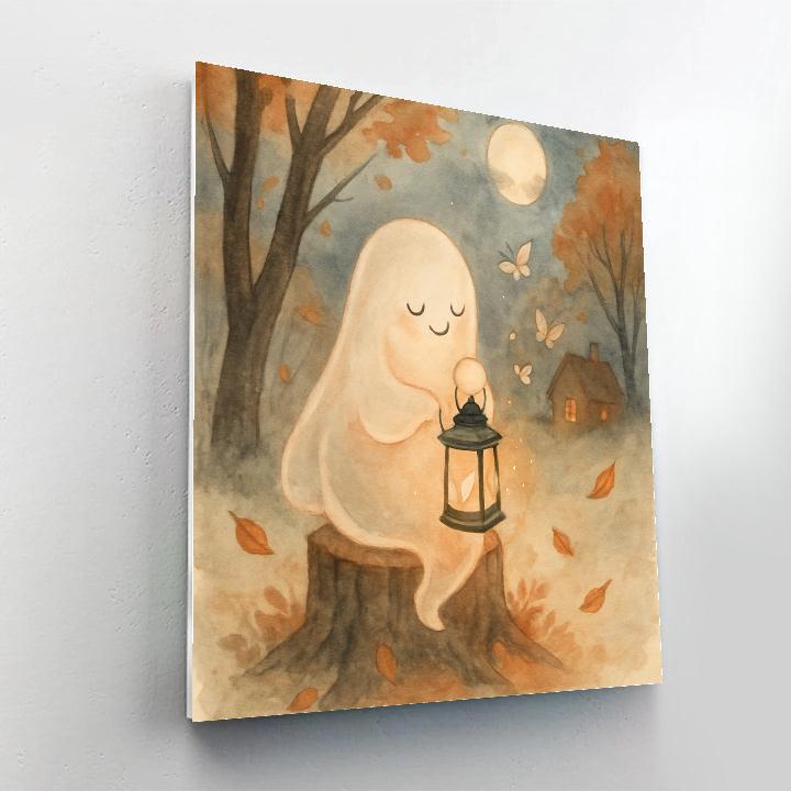 Ghostlight Woodland Lullaby paint by number