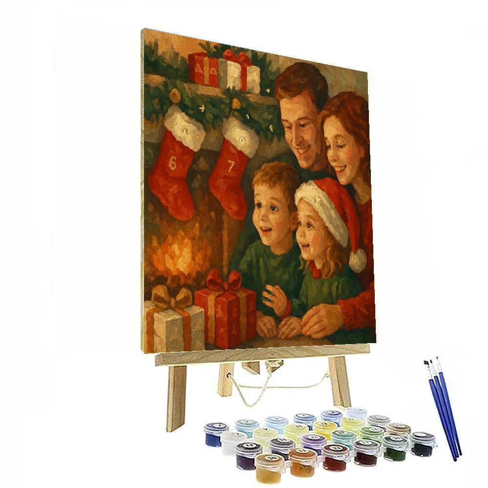 Stockings And Surprises Paint by numbers art
